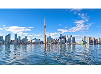 Canada sky line